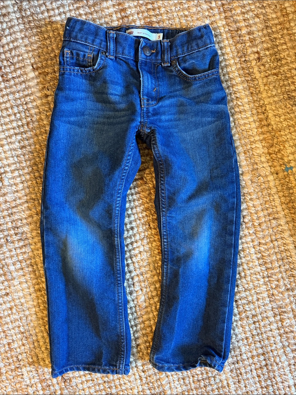 Levi's Kids Dark Blue Straight Jeans 👖